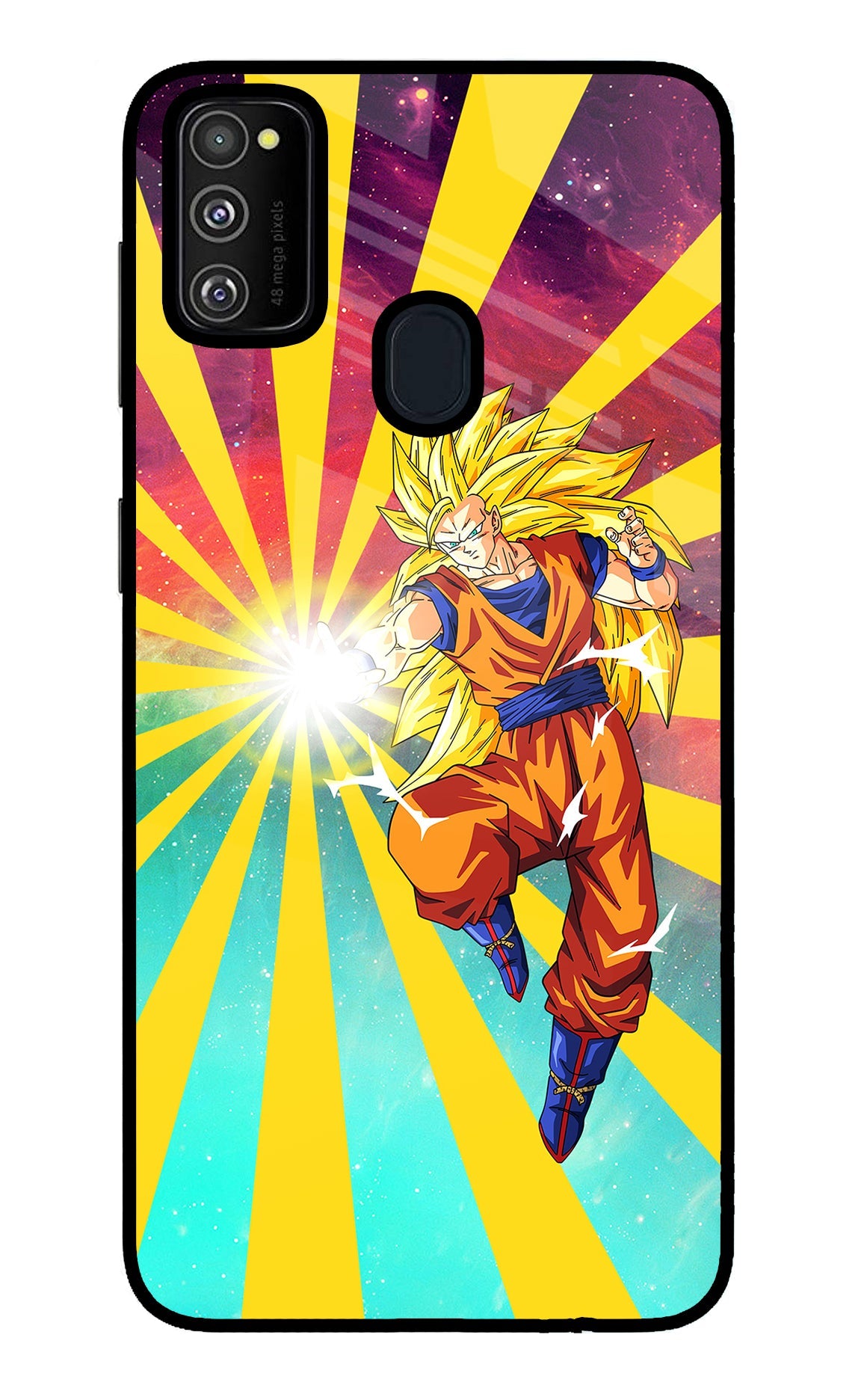 Goku Super Saiyan Samsung M30s Glass Case