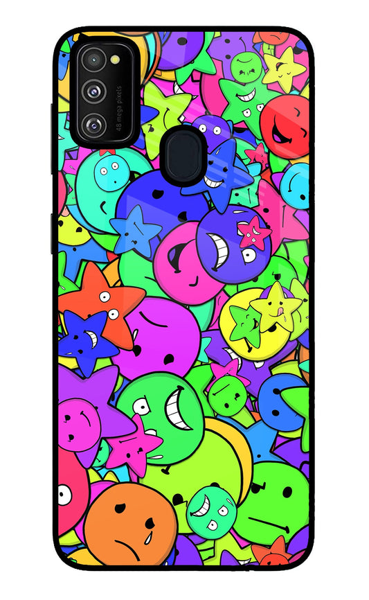 Fun Doodle Samsung M30s Glass Case