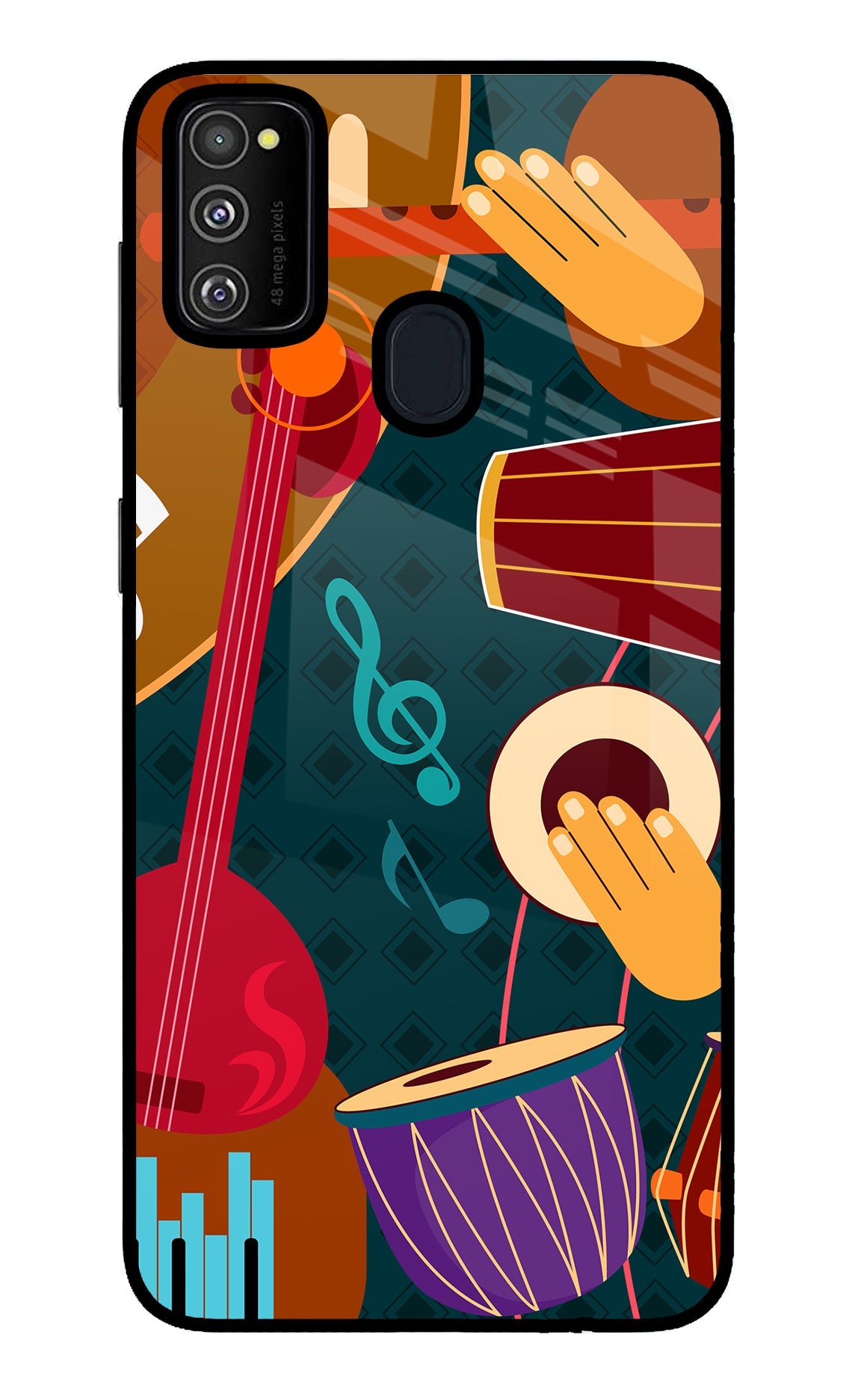 Music Instrument Samsung M30s Back Cover