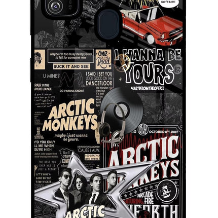 Arctic Monkeys Samsung M30s Glass Case Back Cover by Casekaro