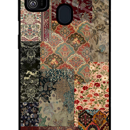 Desi Print Samsung M30s Glass Case Back Cover by Casekaro