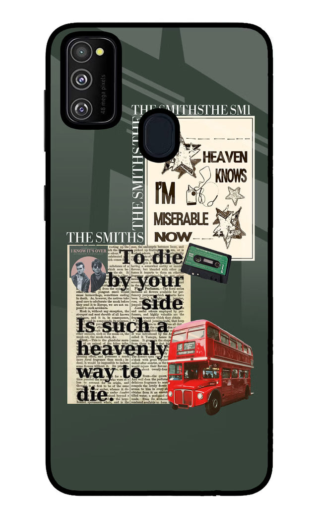 The Smiths Samsung M30s Glass Case Back Cover by Casekaro