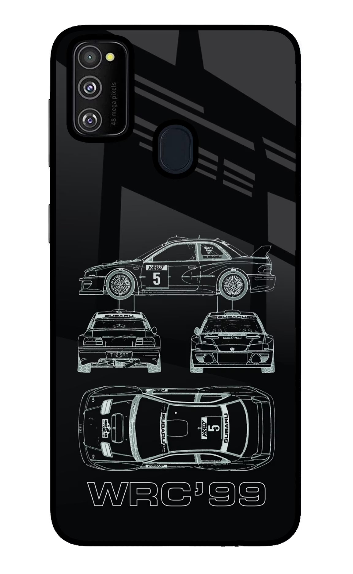WRC'99 Samsung M30s Glass Case Back Cover by Casekaro