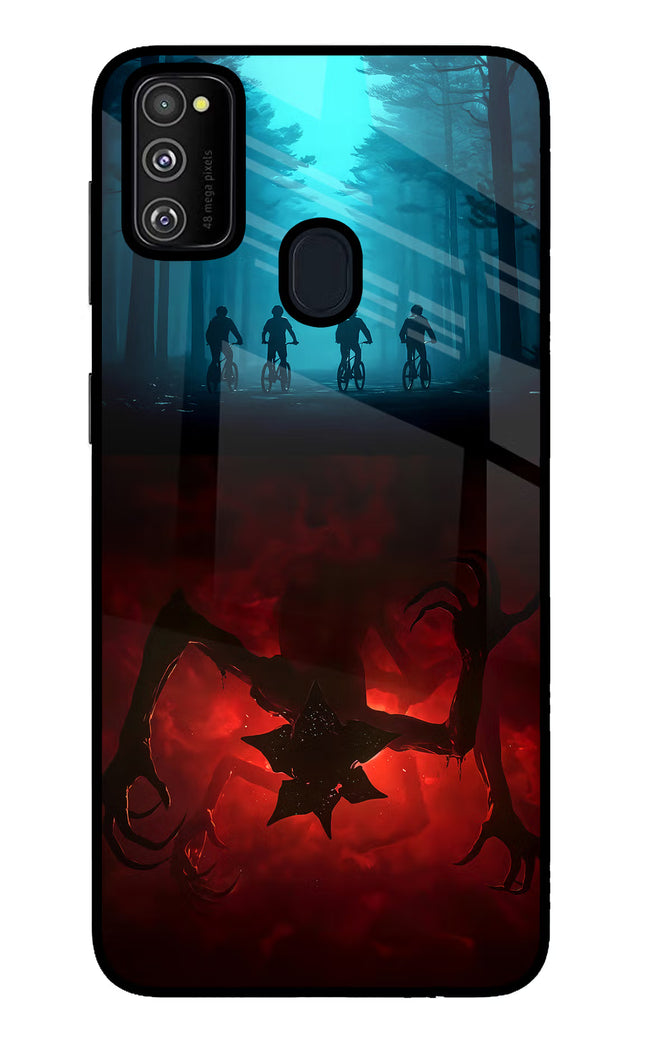 Ordinary Things Downside Up Samsung M30s Glass Case Back Cover by Casekaro