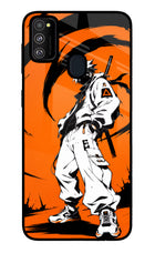 Street Samurai  Samsung M30s Glass Case