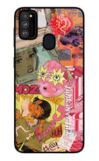 Funkover Samsung M30s Glass Case