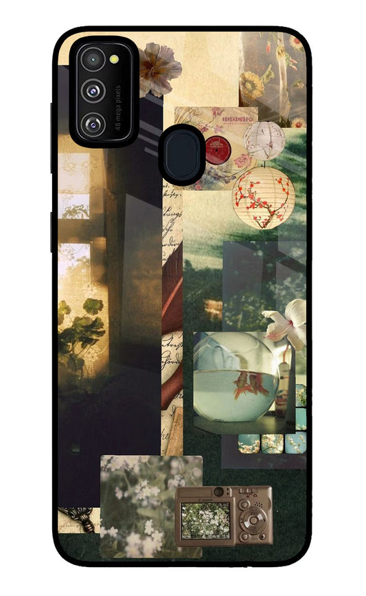 Summer Samsung M30s Glass Case