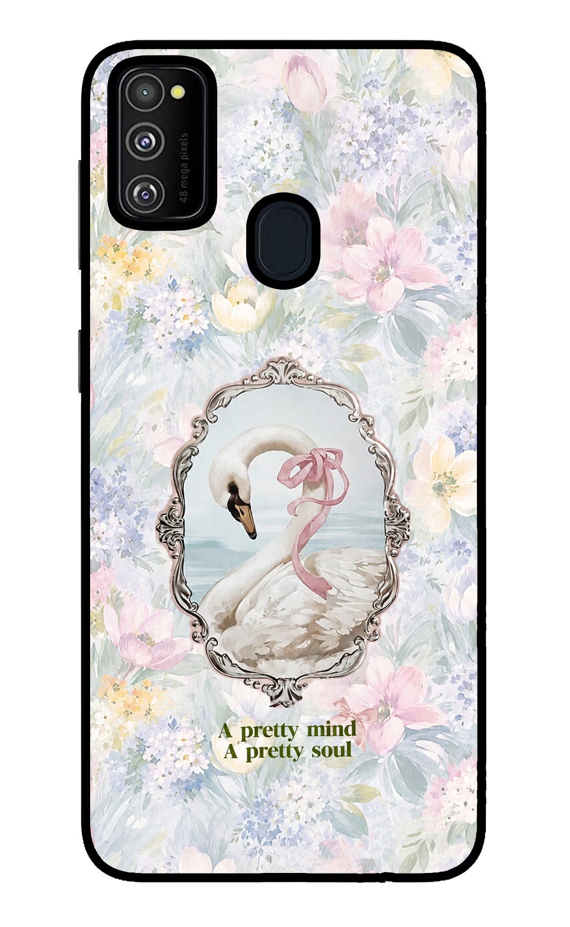 Pretty Mind Pretty Soul Samsung M30s Glass Case