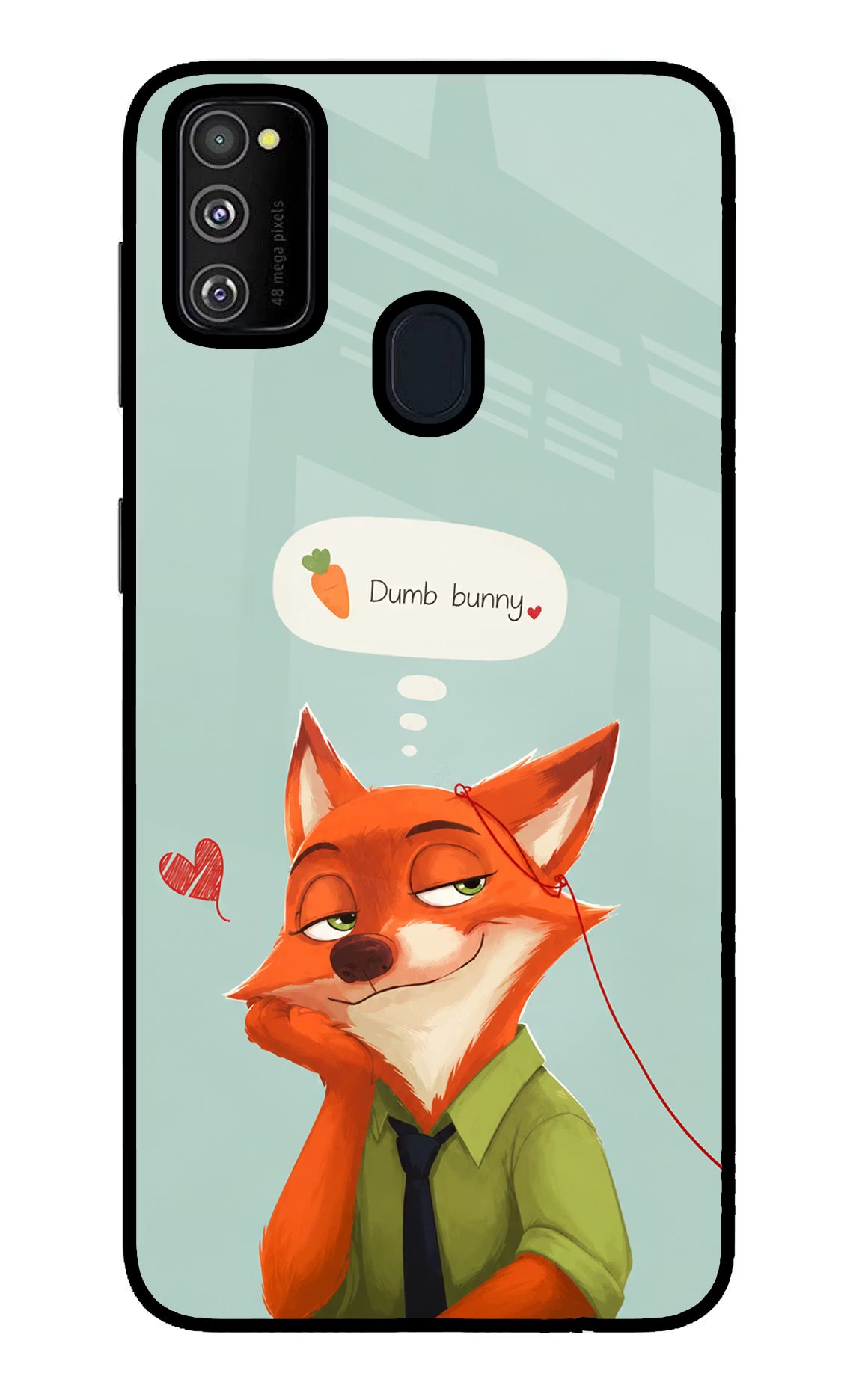 Nick Charm Samsung M30s Glass Case