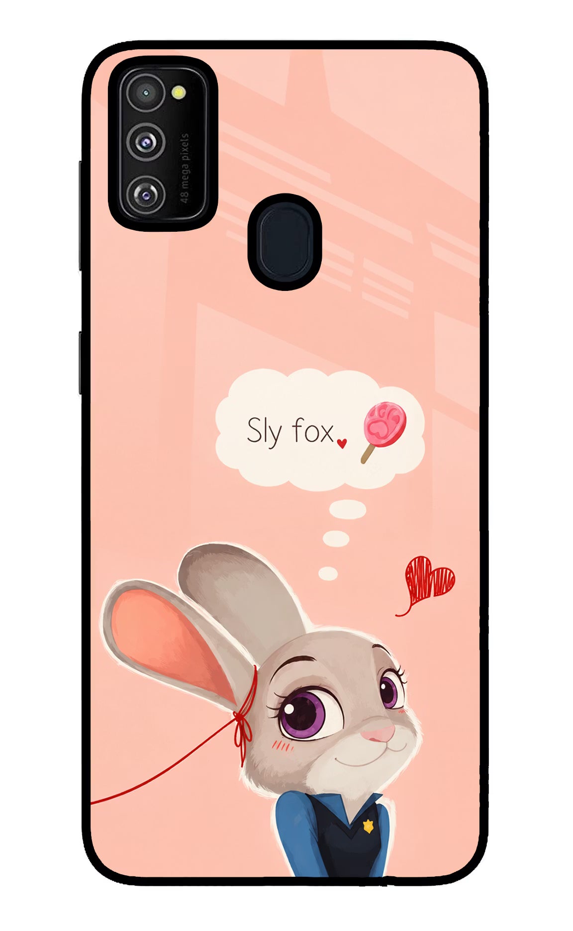 Judy Charm Samsung M30s Glass Case