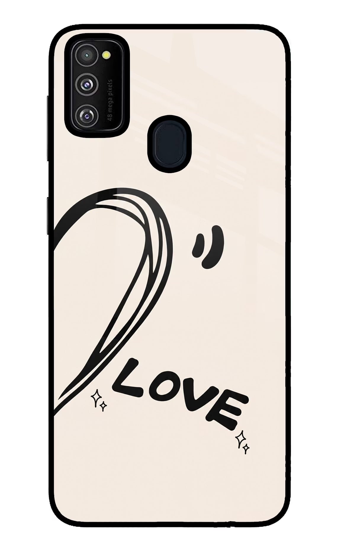 Soul Line Samsung M30s Glass Case