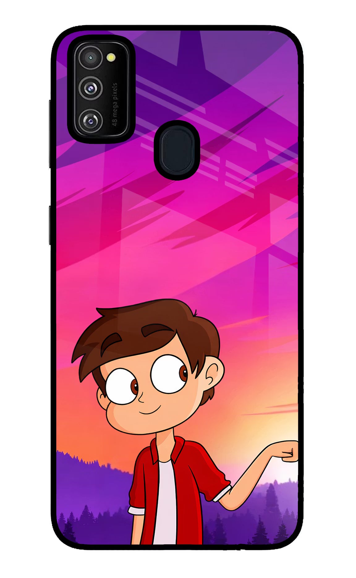 Marco Sunset Samsung M30s Glass Case