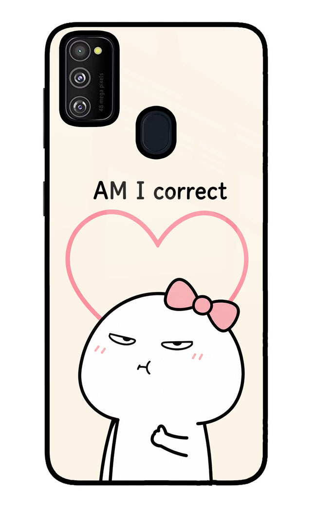 Always Right Samsung M30s Glass Case Back Cover by Casekaro