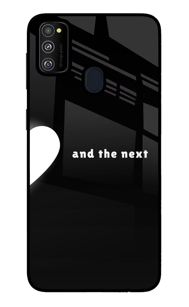 Next World Samsung M30s Glass Case Back Cover by Casekaro