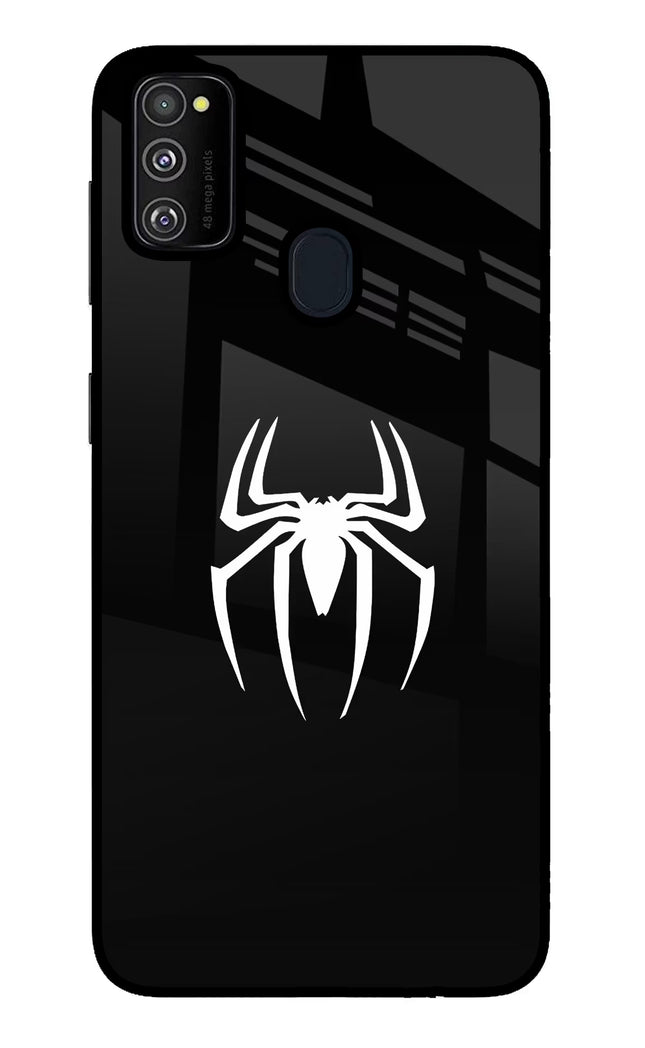 Miles Symbol Samsung M30s Glass Case Back Cover by Casekaro