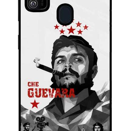 Che Guevara Iconic Samsung M30s Glass Case Back Cover by Casekaro