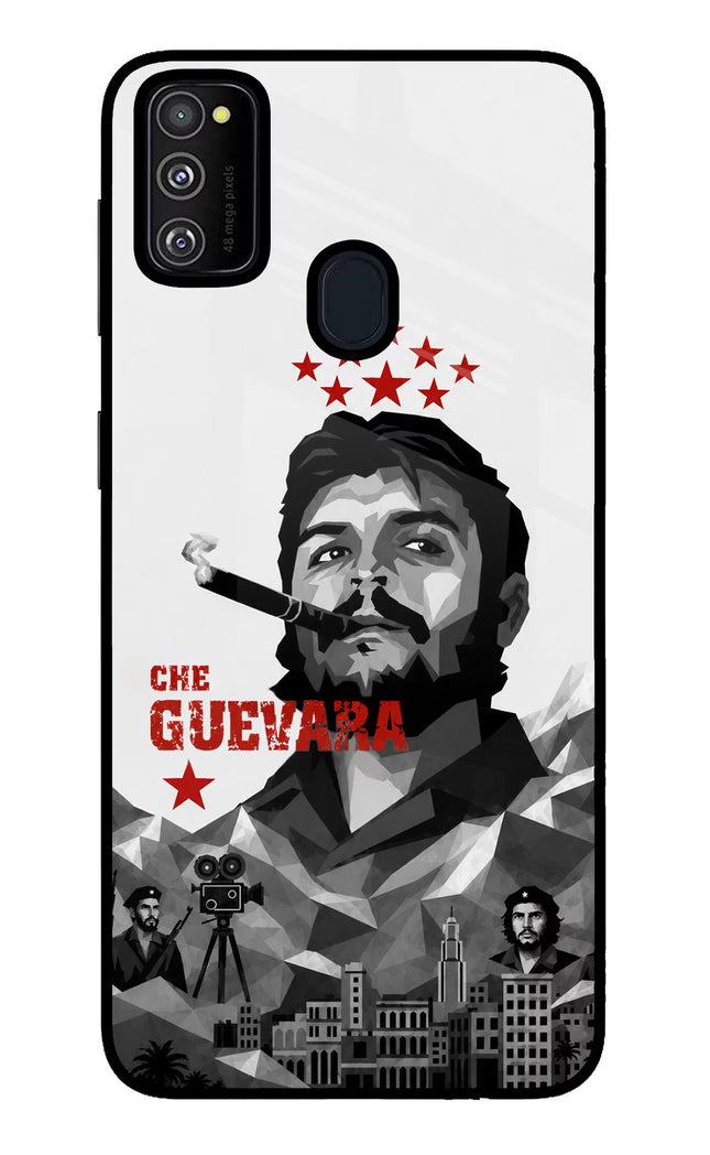 Che Guevara Iconic Samsung M30s Glass Case Back Cover by Casekaro