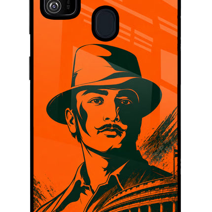 Bhagat Singh Legacy Samsung M30s Glass Case Back Cover by Casekaro