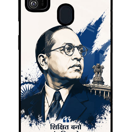 Dr. Ambedkar Visionary Samsung M30s Glass Case Back Cover by Casekaro