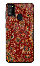 Laal Riwaaz Samsung M30s Glass Case