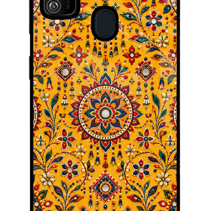 Sunlit Aura Samsung M30s Glass Case