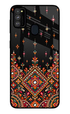 Noir Mehfil Samsung M30s Glass Case