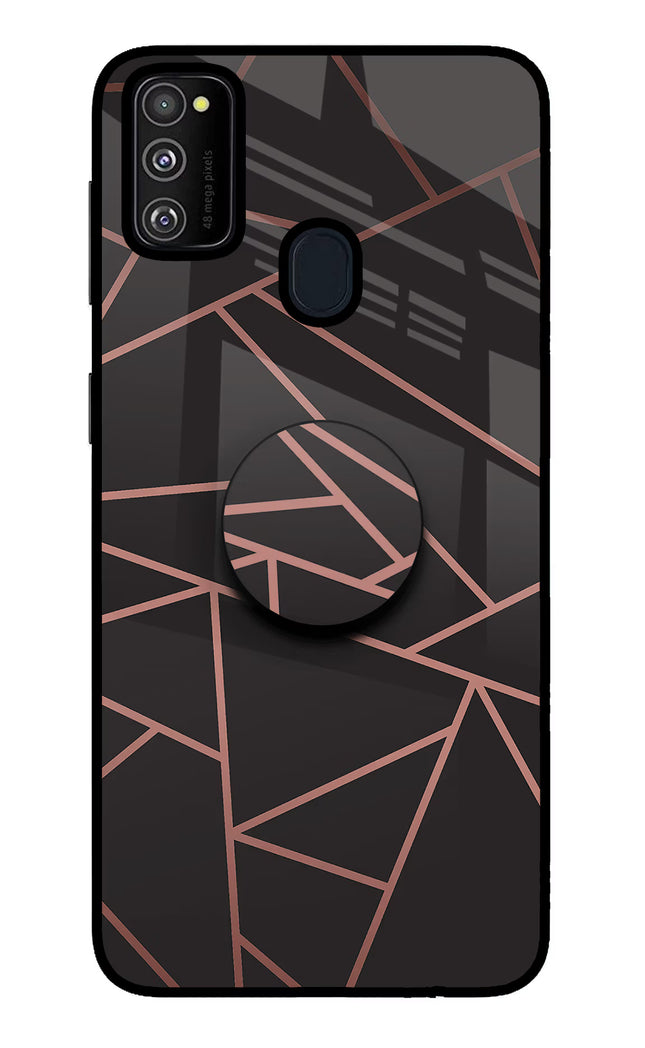 Geometric Pattern Samsung M30s Pop Case by Casekaro