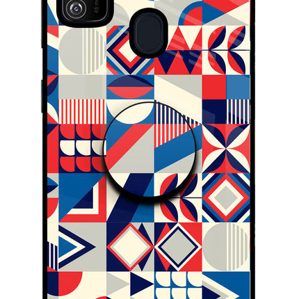 Colorful Pattern Samsung M30s Pop Case by Casekaro