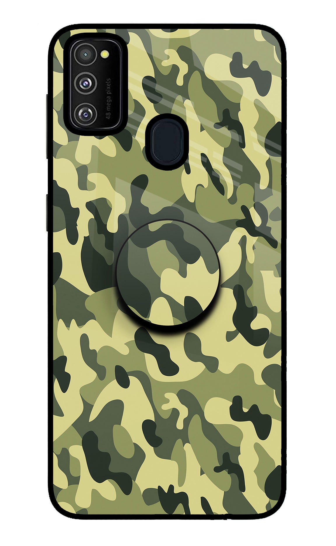 Camouflage Samsung M30s Pop Case