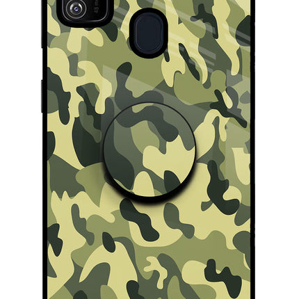 Camouflage Samsung M30s Pop Case by Casekaro