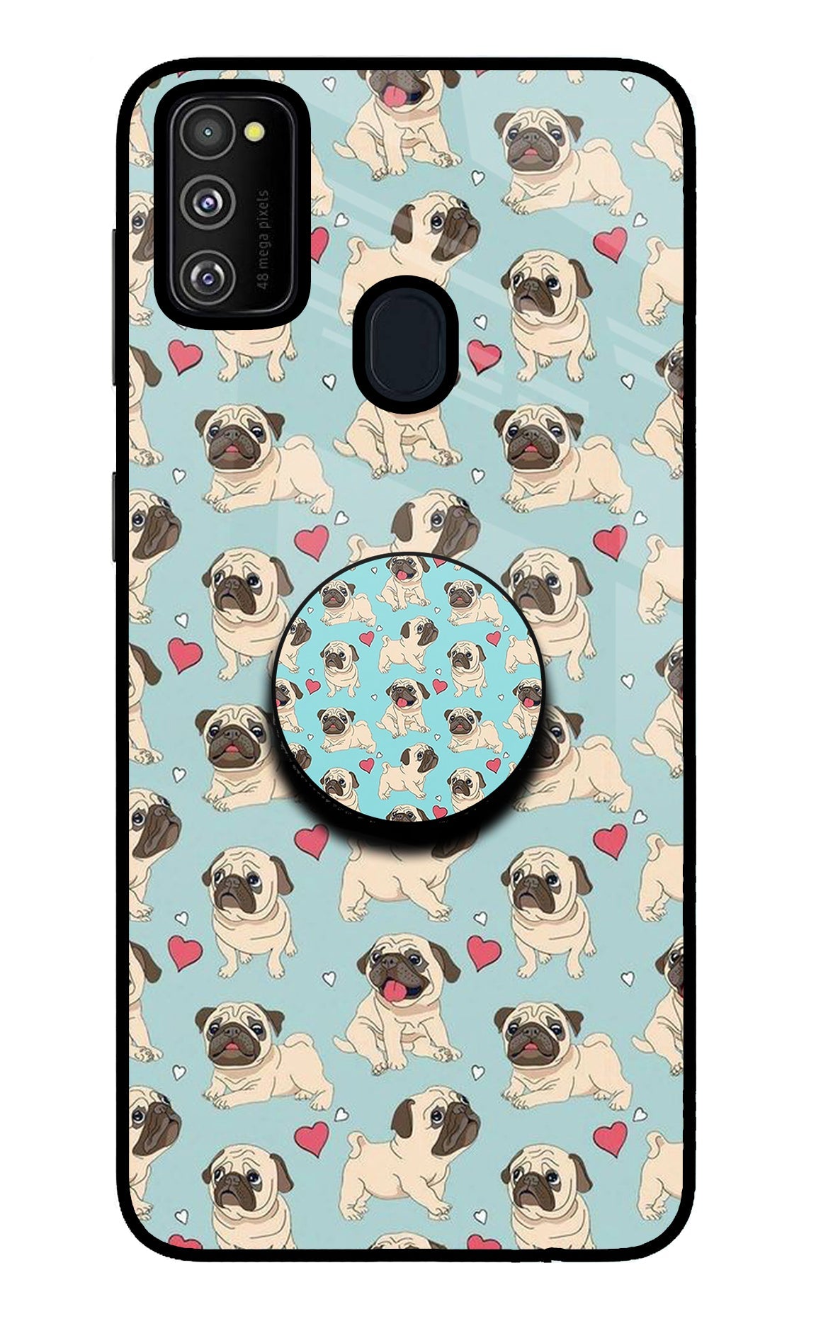 Pug Dog Samsung M30s Pop Case