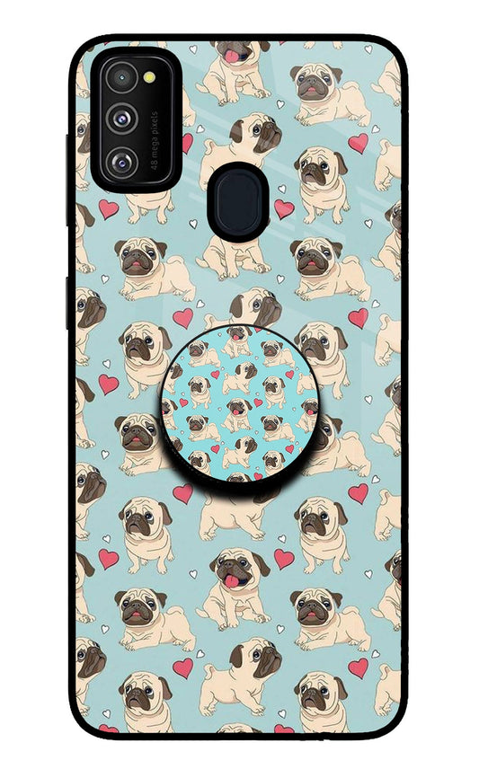 Pug Dog Samsung M30s Glass Case