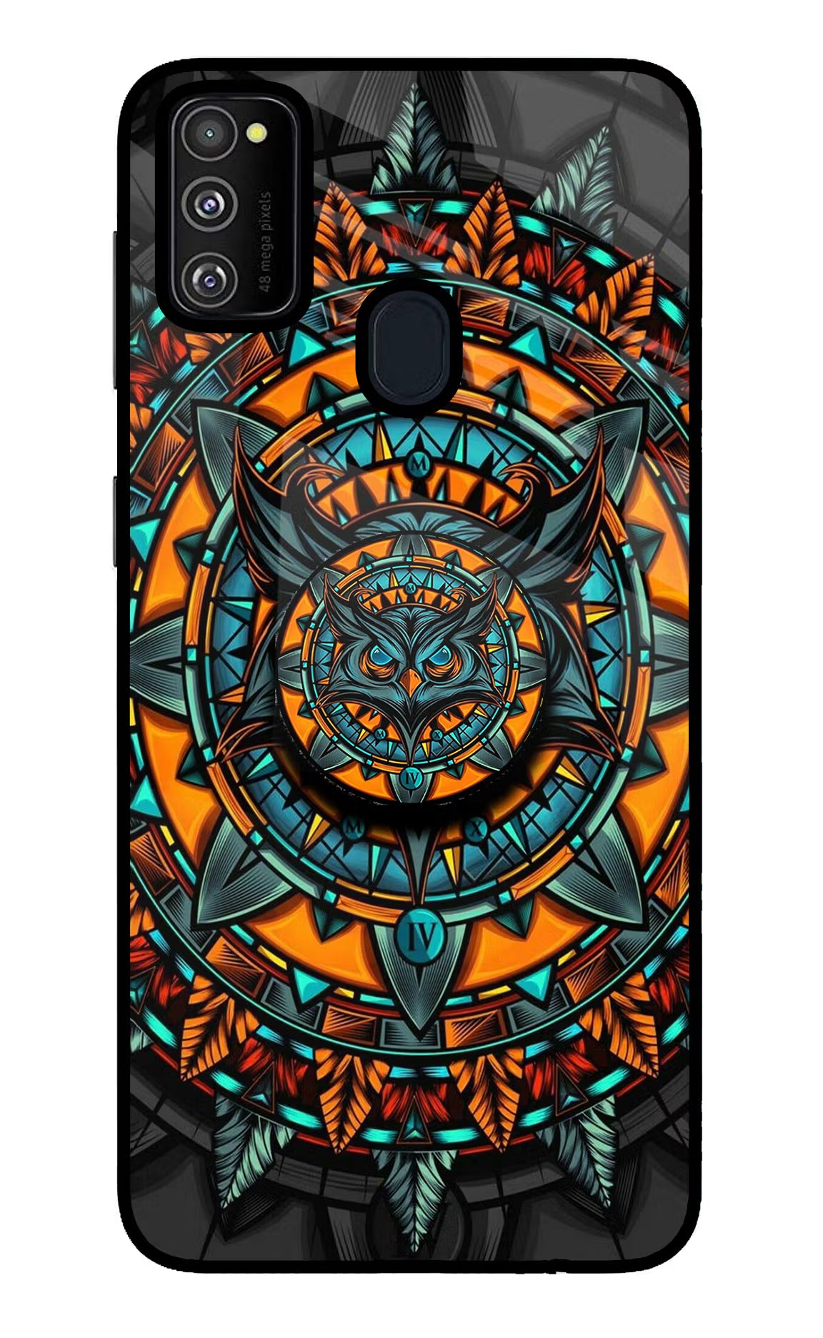 Angry Owl Samsung M30s Pop Case by Casekaro