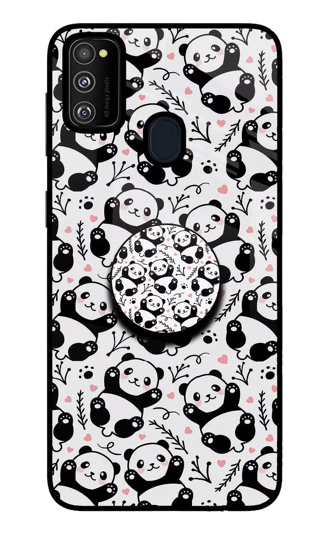 Cute Panda Samsung M30s Pop Case by Casekaro