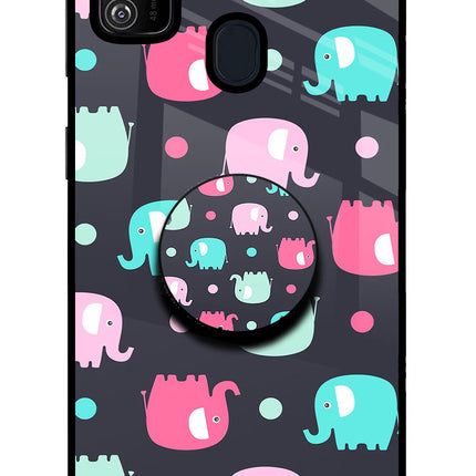 Baby Elephants Samsung M30s Pop Case by Casekaro