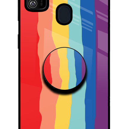 Rainbow Samsung M30s Pop Case by Casekaro