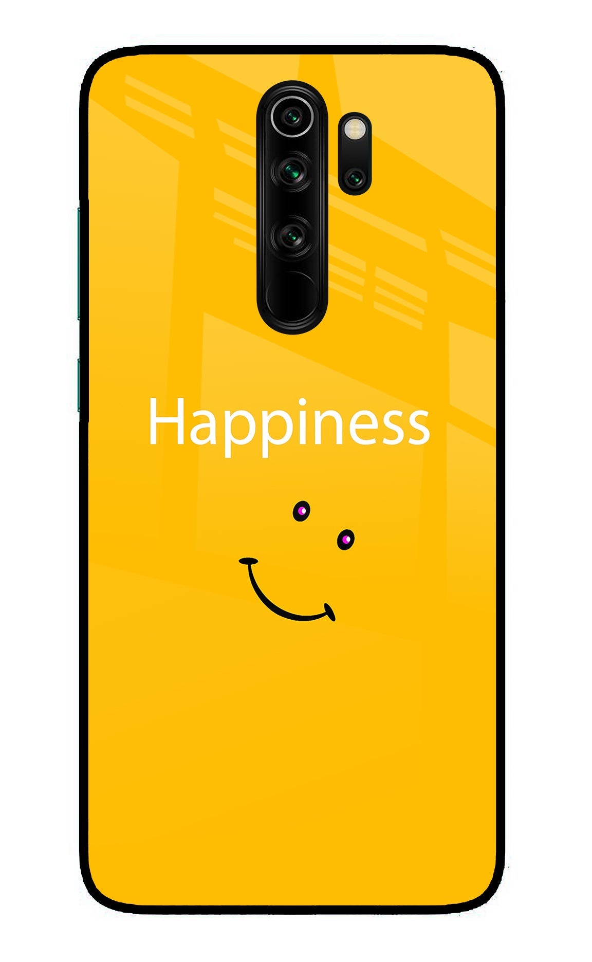 Happiness With Smiley Redmi Note 8 Pro Glass Case