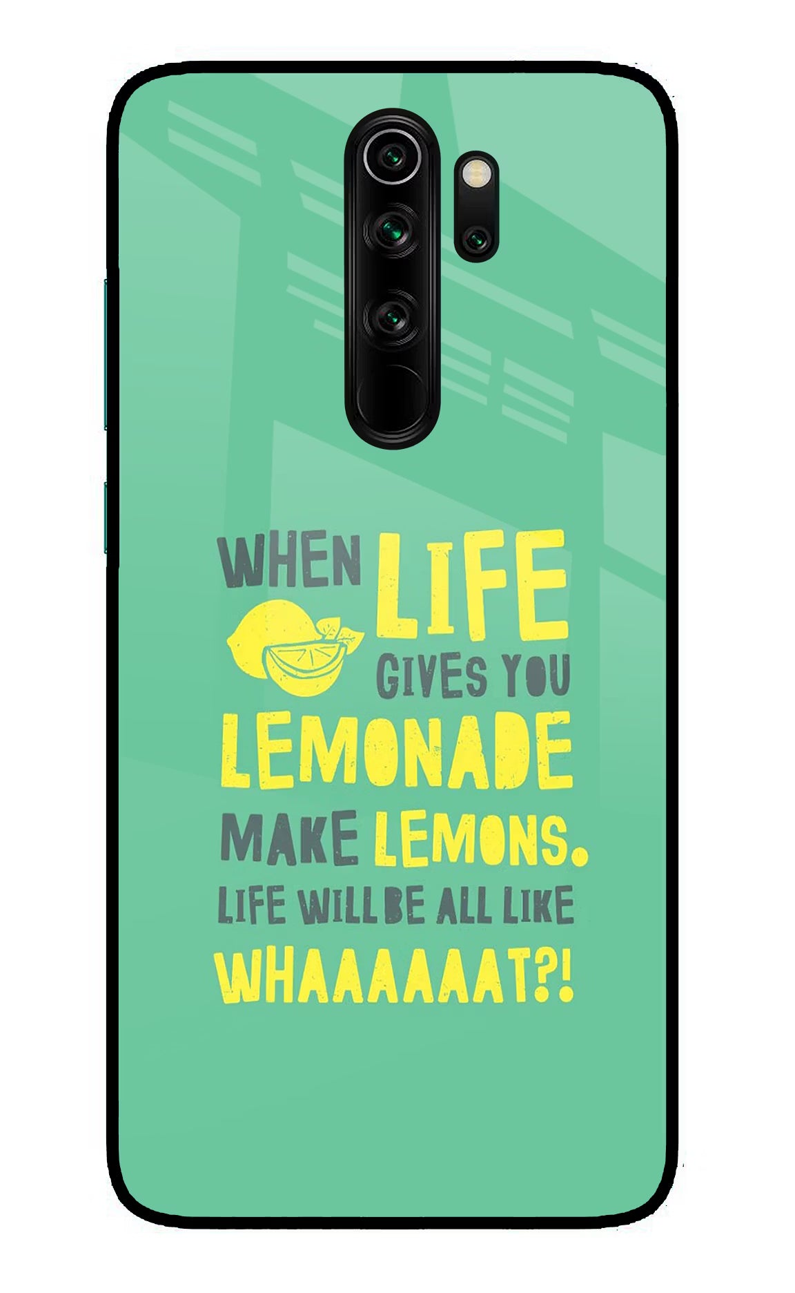 Quote Redmi Note 8 Pro Glass Case Back Cover by Casekaro