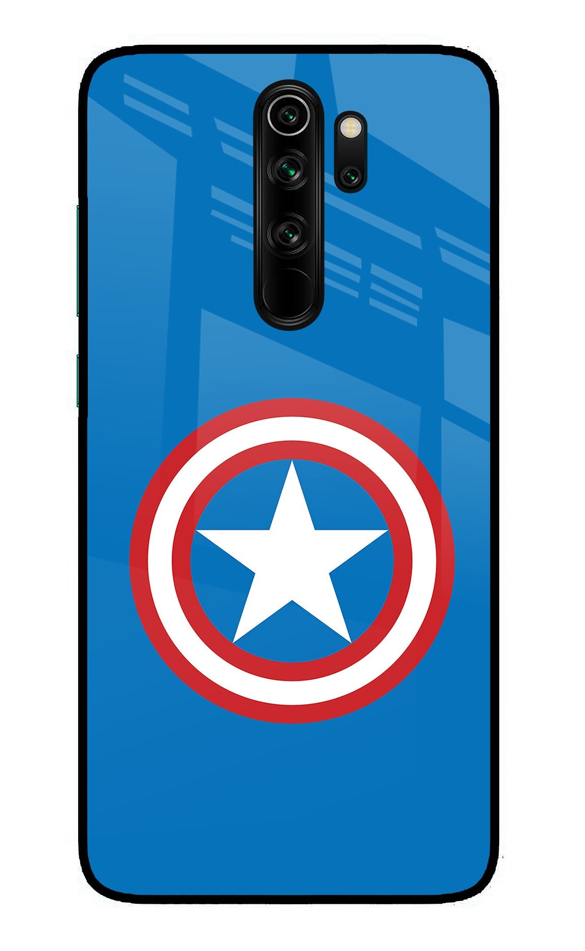 Captain America Logo Redmi Note 8 Pro Back Cover