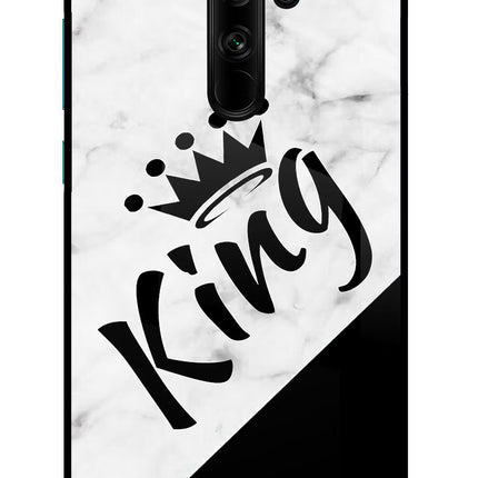 King Redmi Note 8 Pro Glass Case Back Cover by Casekaro