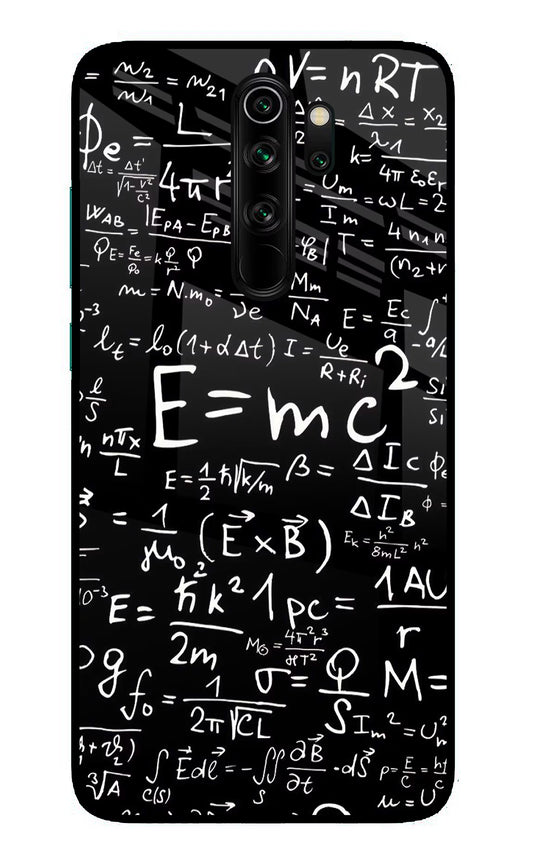 Physics Formula Redmi Note 8 Pro Glass Case