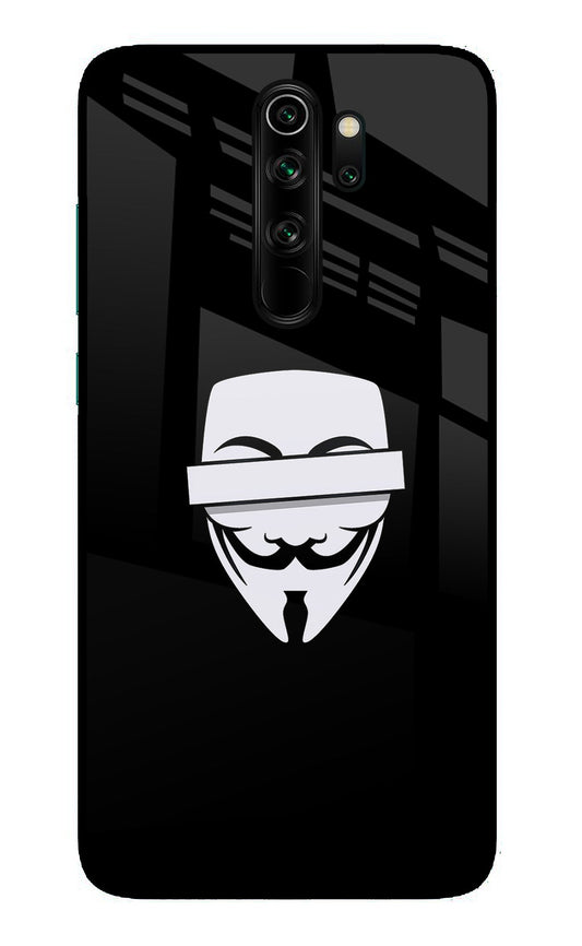 Anonymous Face Redmi Note 8 Pro Glass Case