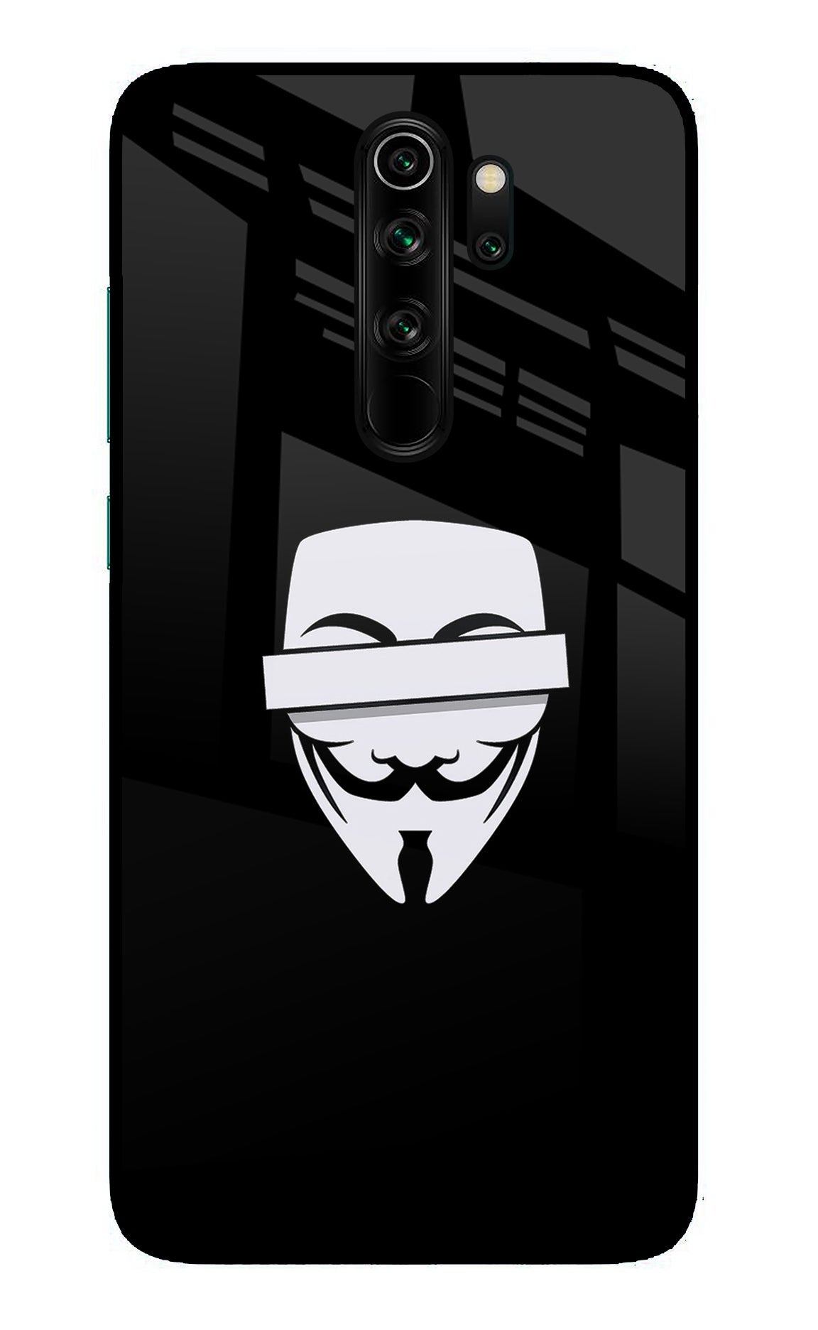 Anonymous Face Redmi Note 8 Pro Back Cover