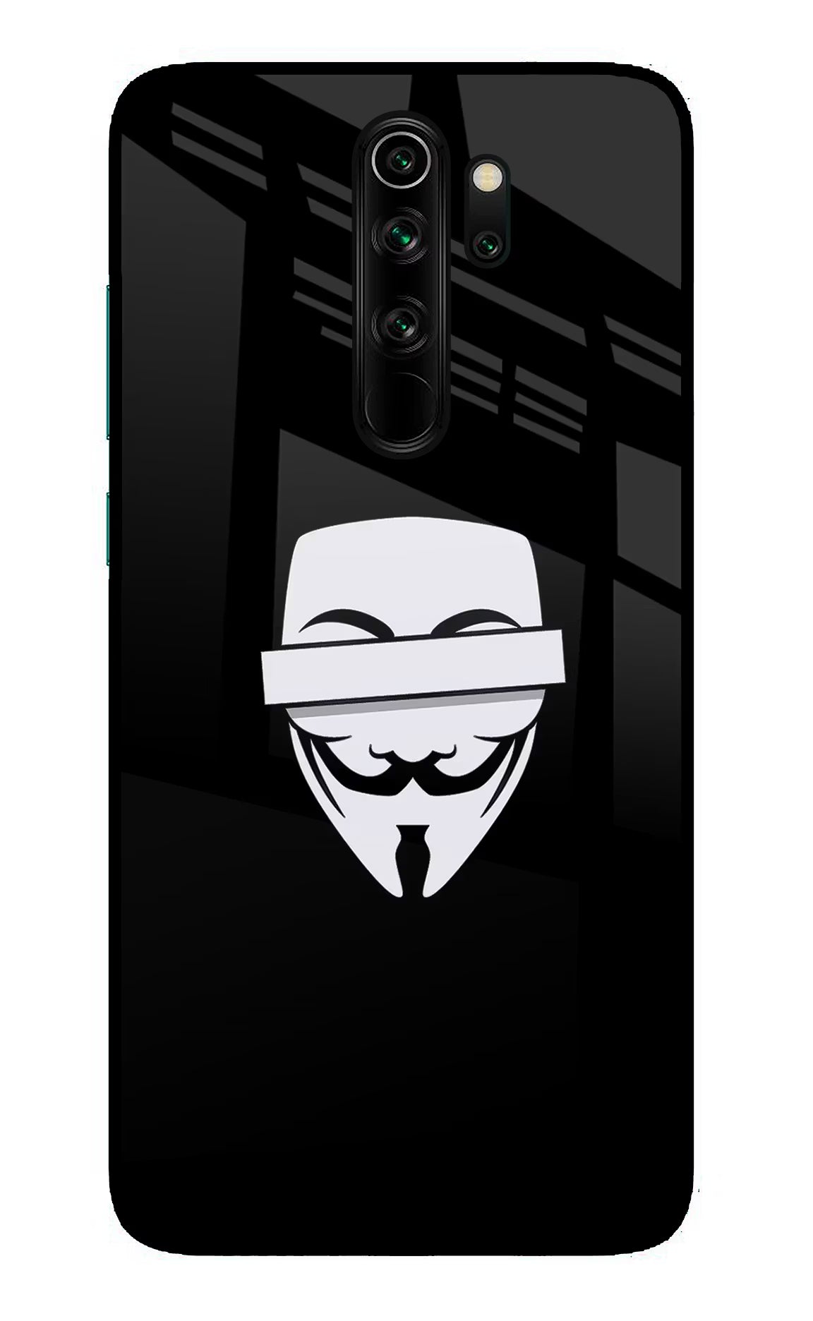 Anonymous Face Redmi Note 8 Pro Glass Case