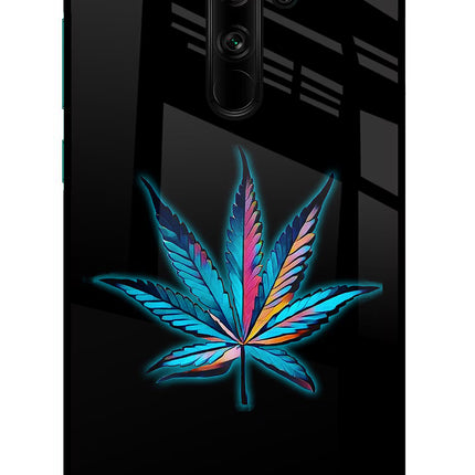 Weed Redmi Note 8 Pro Glass Case Back Cover by Casekaro