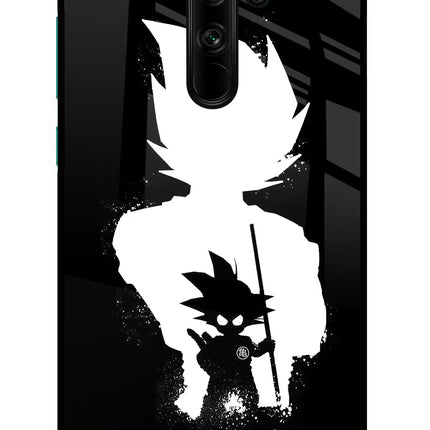 Goku Shadow Redmi Note 8 Pro Glass Case Back Cover by Casekaro