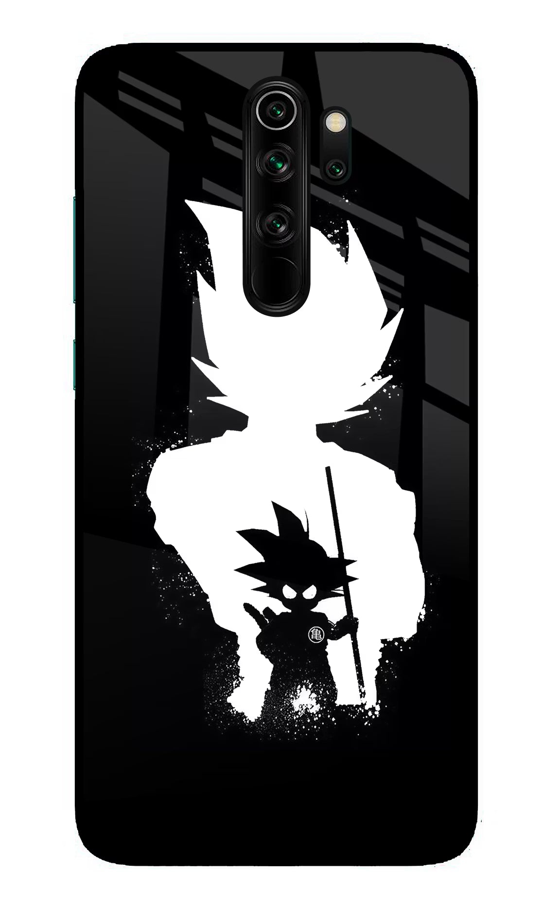 Goku Shadow Redmi Note 8 Pro Glass Case Back Cover by Casekaro