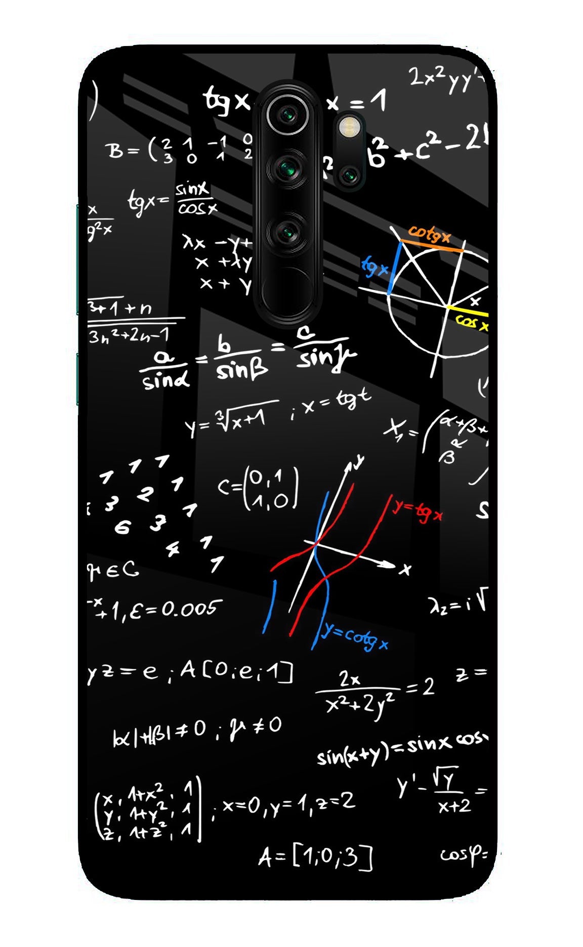 Mathematics Formula Redmi Note 8 Pro Back Cover