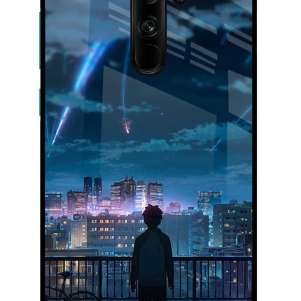 Anime Redmi Note 8 Pro Glass Case Back Cover by Casekaro