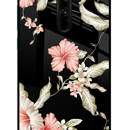 Flowers Redmi Note 8 Pro Glass Case Back Cover by Casekaro